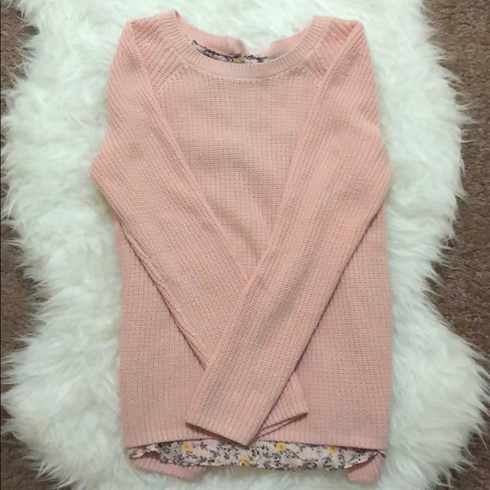 Loft open back sweater